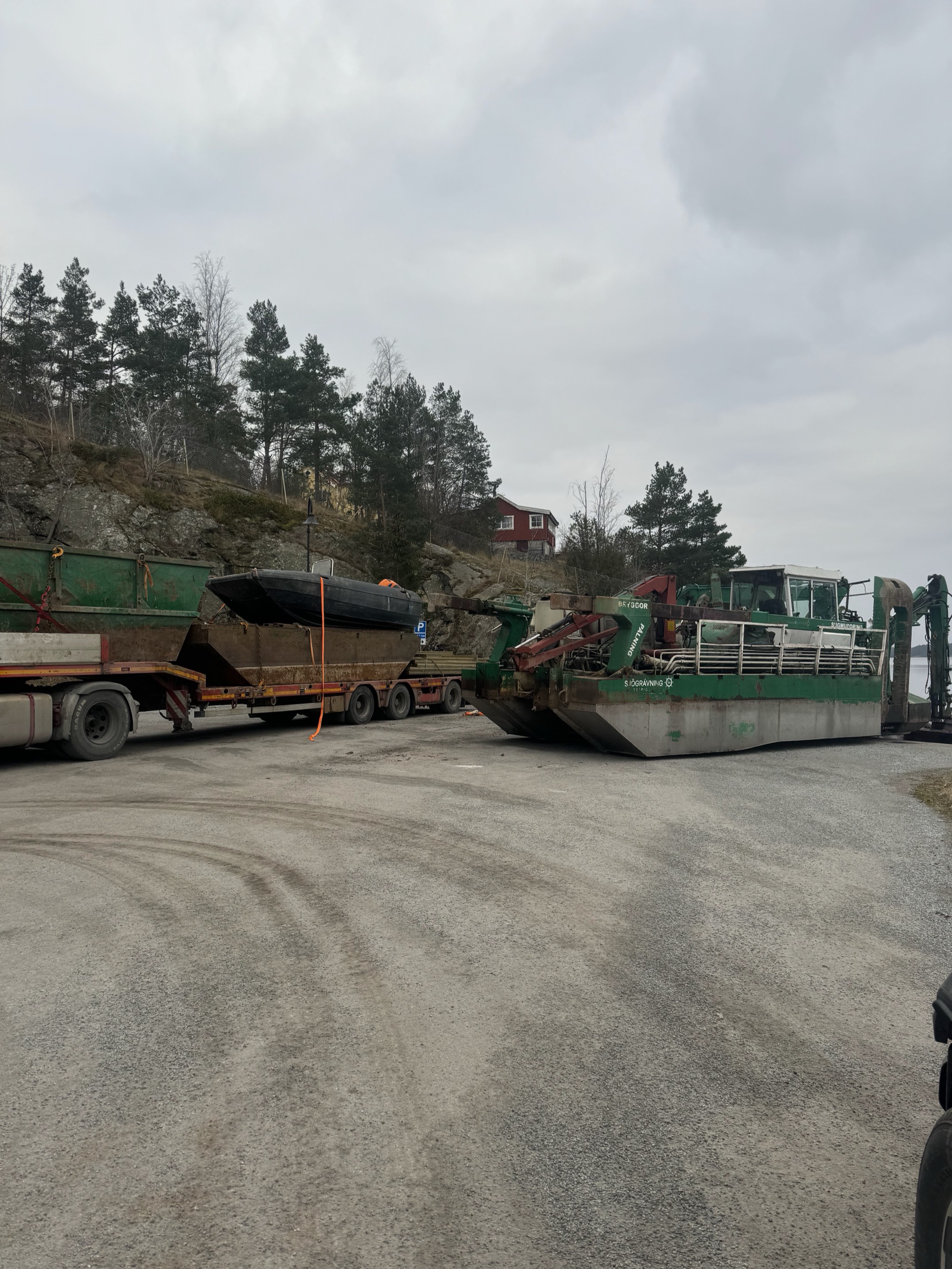 Muddring och undervattenssprängning projektbild